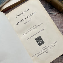 Load image into Gallery viewer, 1896 A Dictionary of Quotations Late Victorian Fine Tree Calf Leather Binding
