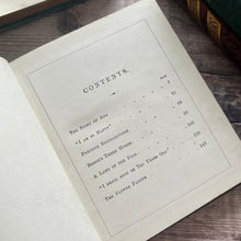 Load image into Gallery viewer, Seven Little Girls in Heaven Pretty Floral Binding Antique Edwardian Book
