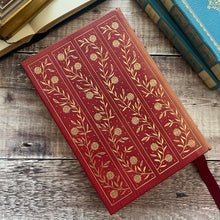 Load image into Gallery viewer, Candide and Zadig by Voltaire 1977 Full Leather Book with Floral Gilt by Franklin Library
