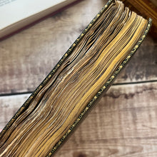 Load image into Gallery viewer, Full Leather Langage Des Fleurs; Transformed into a Scrap Book of Religious Images
