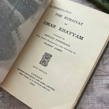 Load image into Gallery viewer, 1907 The Rubaiyat of Omar Khayyam; Quarter Bound Vellum Book
