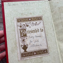 Load image into Gallery viewer, Left Behind by Jennie Chappell; Late Victorian Book with Floral Binding
