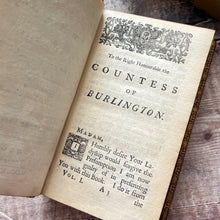 Load image into Gallery viewer, 1732 The Ladies Library Volume One ONLY 18th Century Full Leather Binding Scarce
