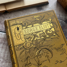 Load image into Gallery viewer, 1884 The Poems of George Eliot Beautiful Victorian Floral Binding
