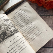 Load image into Gallery viewer, 1757 Fables by the Late Mr Gay Two Volumes in One Quarter Leather Binding Georgian
