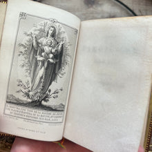 Load image into Gallery viewer, 1885 Petit Paroissien Romain; Full Leather French Catholic Prayer Book with Metalwork
