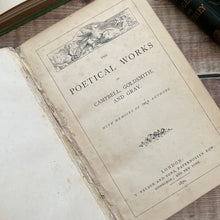 Load image into Gallery viewer, The Poetical Works of Campbell, Goldsmith and Gray Mauchline Fern Ware Book
