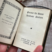 Load image into Gallery viewer, Collection of Four Antique Miniature Yapp Leather Books Poems Poetry; WORN

