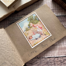 Load image into Gallery viewer, Early 20th Century Children&#39;s Scrapbook of Nursery Rhymes Manuscript
