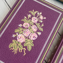 Load image into Gallery viewer, Collection of Three French Books by Comtesse de Segur; Floral Lilac Bindings 1979
