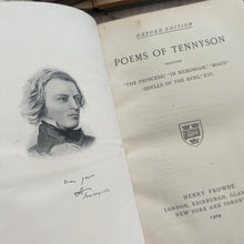 Load image into Gallery viewer, The Poetical Works of Alfred Lord Tennyson; Quarter Bound Vellum Book

