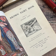 Load image into Gallery viewer, 1904 First Edition Brown Fairy Book by Andrew Lang Antique Illustrated Book
