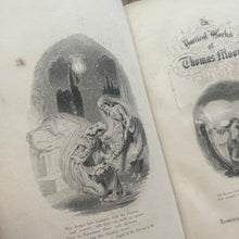 Load image into Gallery viewer, Poetical Works of Thomas Moore; Full Morocco Leather Victorian Book (et)
