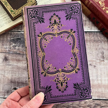Load image into Gallery viewer, 1880 Elise et Celine ou Une Veritable Amie; Beautiful Purple 19th Century French Book
