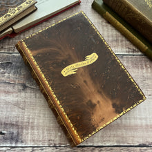 Load image into Gallery viewer, 1916 The Poetical Works of Sir Walter Scott Full Tree Calf Leather Book Marbled

