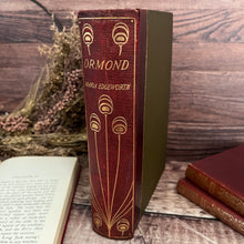 Load image into Gallery viewer, Ormond by Maria Edgeworth Quarter Leather Binding With Gilt Decoration by Talwin Morris
