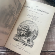 Load image into Gallery viewer, The Bride of Lammermoor and Heart of Midlothian by Sir Walter Scott; Half Calf Binding
