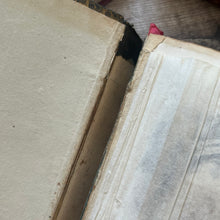 Load image into Gallery viewer, Full Leather Langage Des Fleurs; Transformed into a Scrap Book of Religious Images
