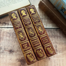 Load image into Gallery viewer, 1838 Three Volume Full Morocco Set of Walter Scott's Poetical Works
