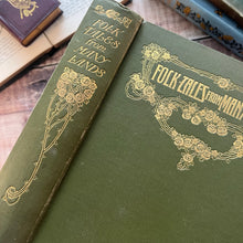 Load image into Gallery viewer, 1910 Folk Tales from Many Lands; Pretty Floral Art Nouveau Binding Illustrated by POGANY
