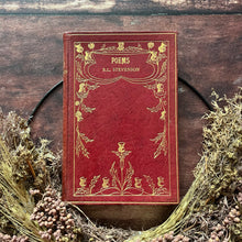 Load image into Gallery viewer, Poems by Robert Louis Stevenson Full Leather Robert Riviere Binding 1920&#39;s Book
