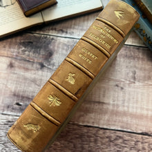 Load image into Gallery viewer, 1898 The Natural History of Selbourne; Half Calf Leather Binding Illustrated Book
