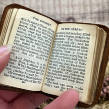 Load image into Gallery viewer, The Cricket on the Hearth by Charles Dickens Yapp leather Binding
